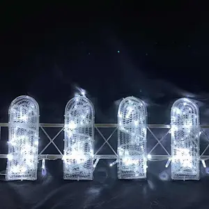 2021 hot sale 100cm fence motif light for outdoor garden park decoration light