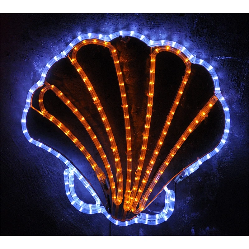 210*120cm 2D shark motif light for outdoor decoration light