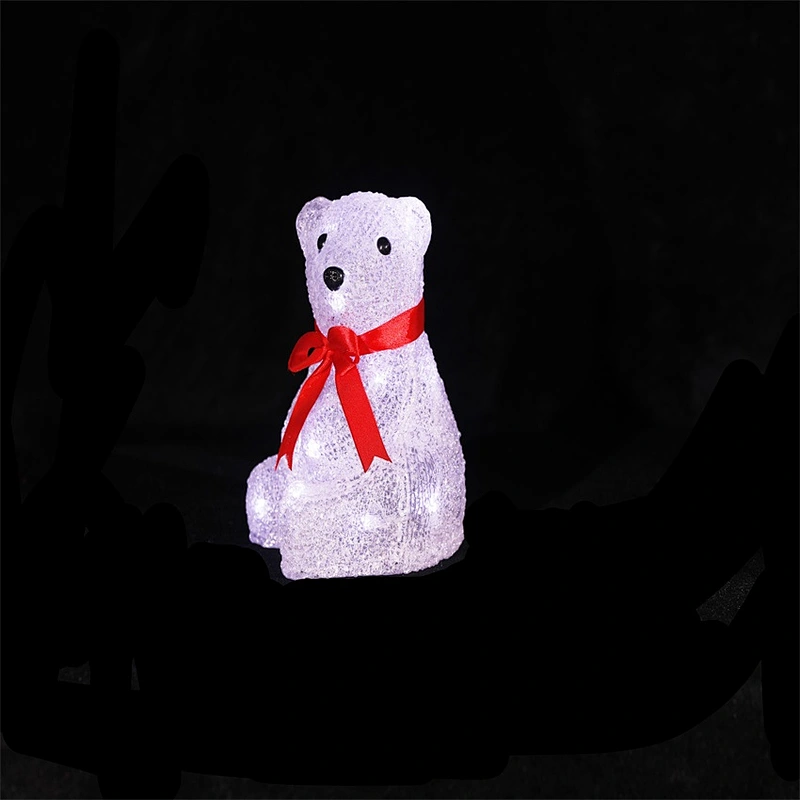 Hot sale Acrylic Motif Light Polar Bear Christmas Lighting