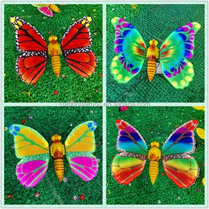 Outdoor waterproof Simulation luminous Little bee   ground Park Landscape Courtyard ornament Decoration wholesale Led  Light