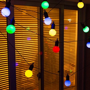 led Outdoor  waterproof Indoor Wall for Christmas Home flashing  colorful Garden Decorations   bulb string Light