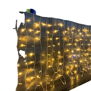 Window Curtain  Outdoor Indoor Wall for Christmas Home Garden Decorations  LED STRING LIGHT