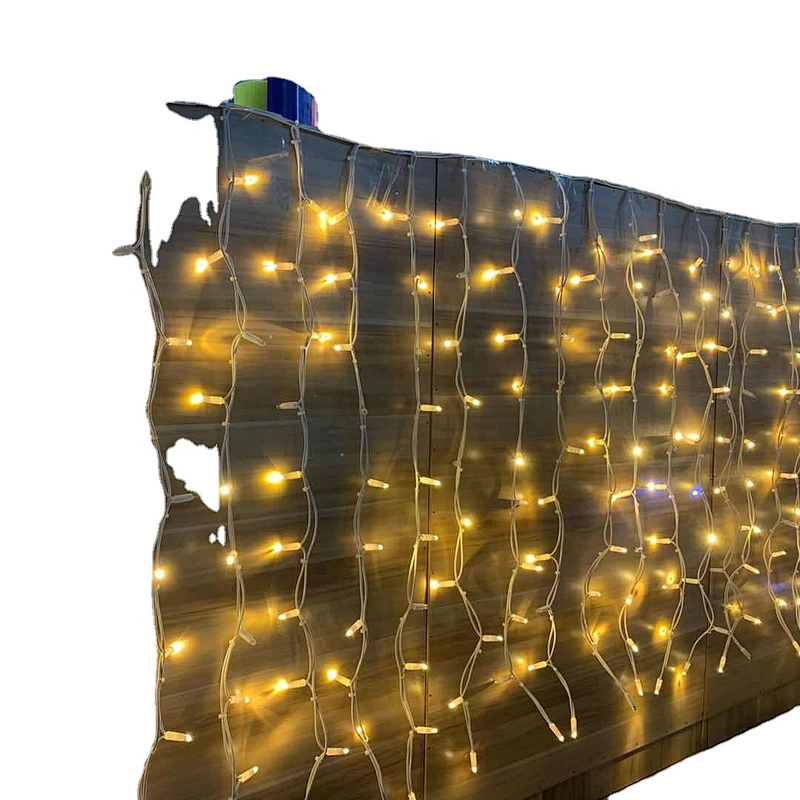Window Curtain  Outdoor Indoor Wall for Christmas Home Garden Decorations  LED STRING LIGHT