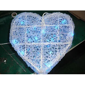 3D The national flag festival Christmas decorations ornament scurpture Christmas  bell eposy  LED motif light