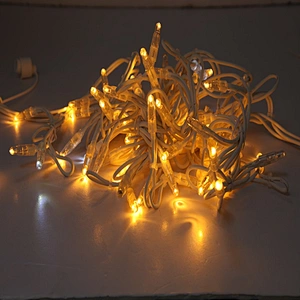 Hot sale outdoor Christmas decoration waterproof IP65 pvc led light chain, led garland string light