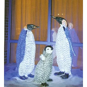 Outdoor 3D Christmas Decorations Santa LED Sculpture   Motif Light