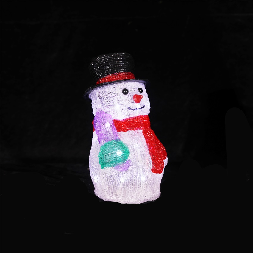 Hotsale animal sculpture christmas decoration 3D led Motif christmas snowman light 3D led Motif christmas snowman light