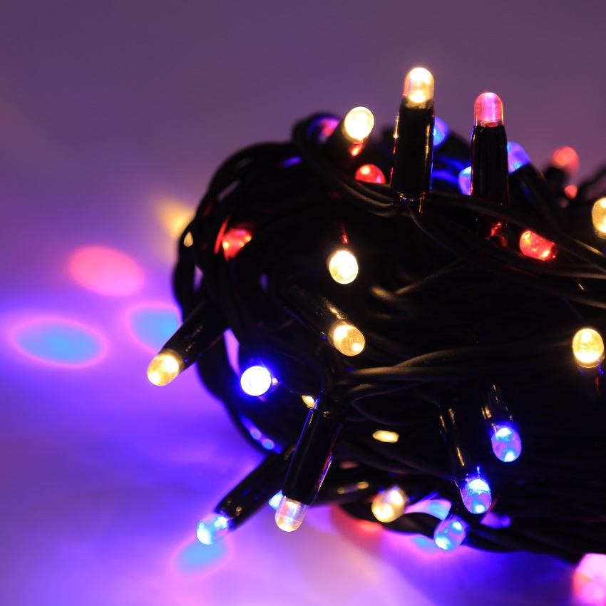 Red Led String Lights IP65  Christmas Decoration Led String Fairy Lights 10 m-100 led  rubber Cable wire