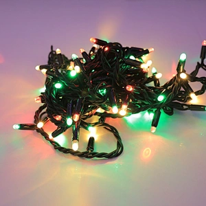 Red Led String Lights IP65  Christmas Decoration Led String Fairy Lights 10 m-100 led  rubber Cable wire