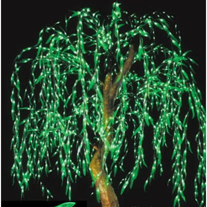 Beautiful LED artificial tree light holiday time christmas willow tree light