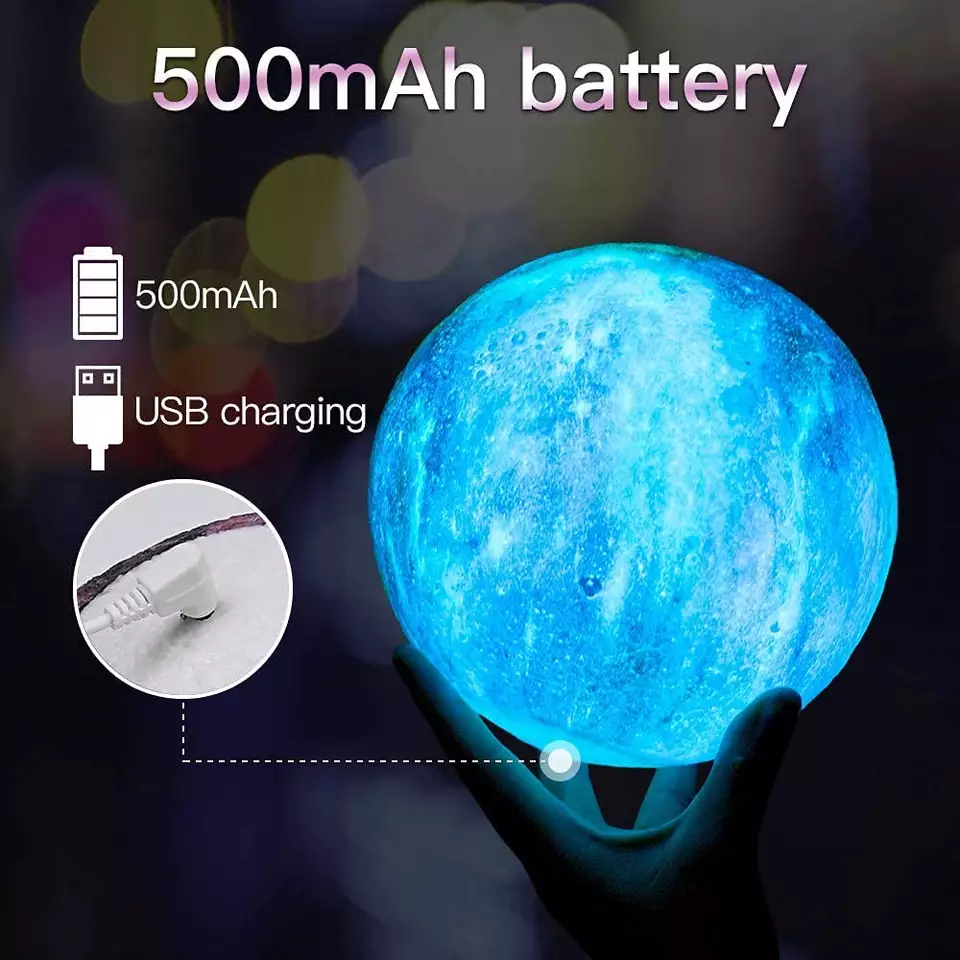 3D Moon Lamp