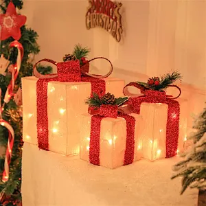 3d Motif Gifts Box Led Light