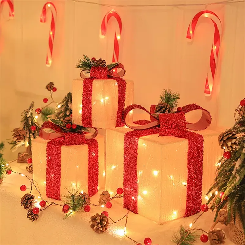3d Motif Gifts Box Led Light
