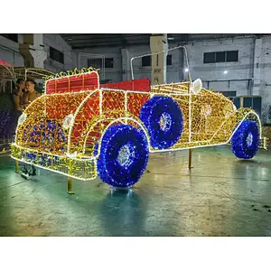 3D Car Christmas decorative light