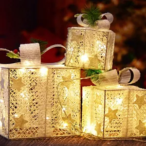 3d Motif Gifts Box Led Light