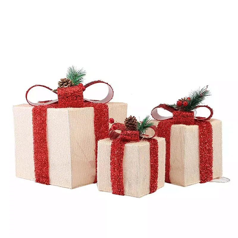 3d Motif Gifts Box Led Light
