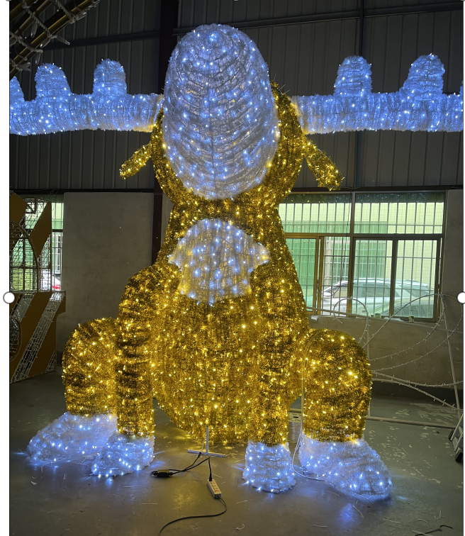 STARKING Customize flourish ornament Motif Decoration Large Light Led Project Giant Holiday String Outdoor Christmas
