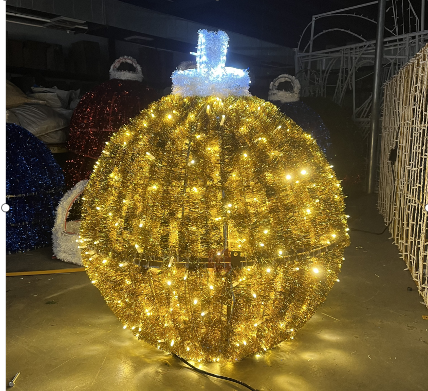 STARKING Customize flourish ornament Motif Decoration Large Light Led Project Giant Holiday String Outdoor Christmas