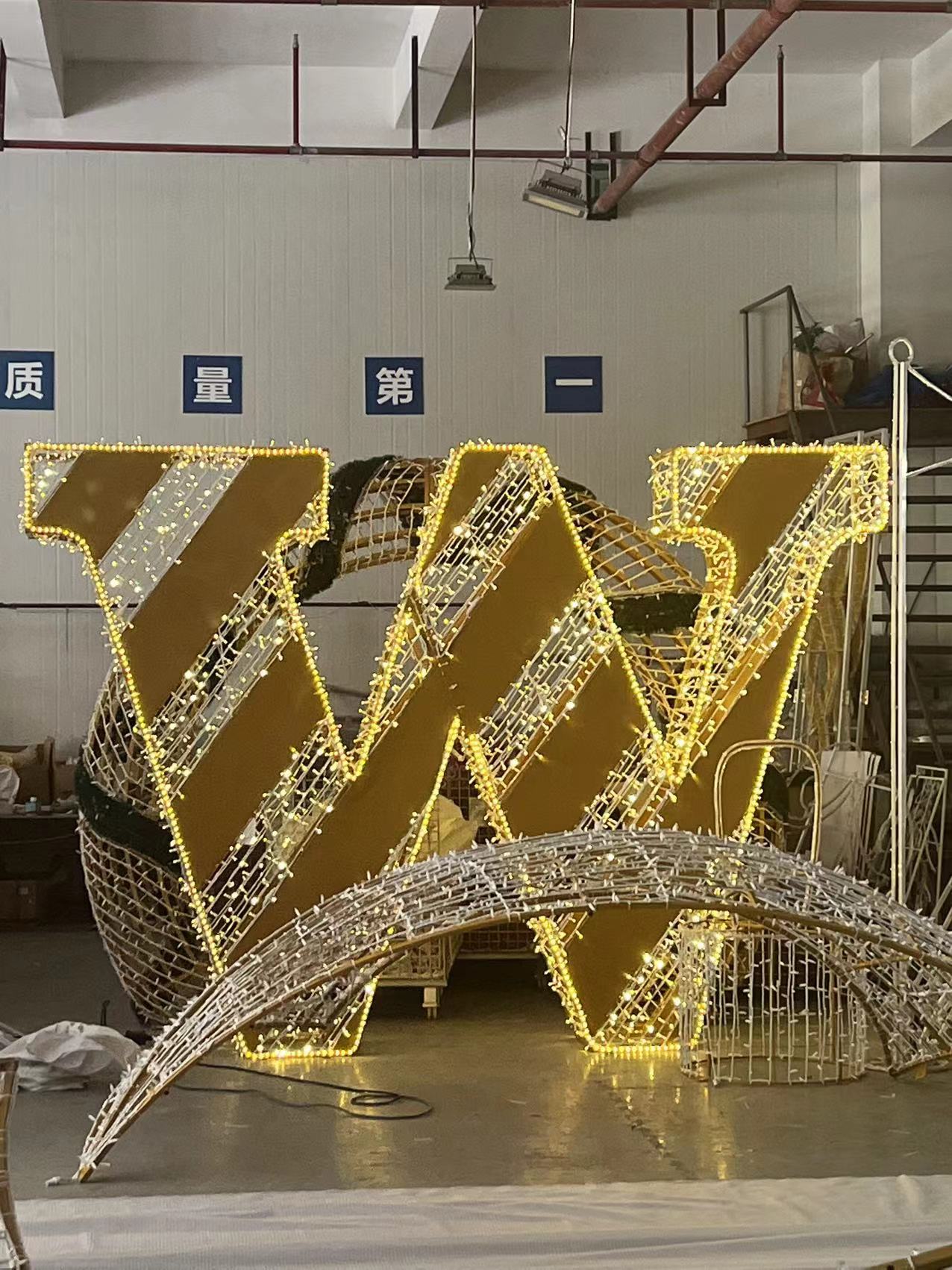 STARKING Customize flourish ornament Motif Decoration Large Light Led Project Giant Holiday String Outdoor Christmas