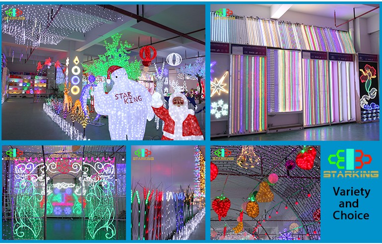 STARKING Customize flourish ornament Motif Decoration Large Light Led Project Giant Holiday String Outdoor Christmas