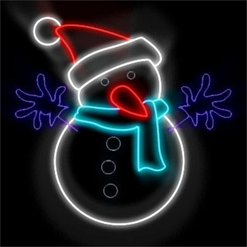 StarKing new led Christmas outdoor street decoration 2d santa  motif lights led rope flex tube light