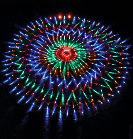 STARKING Custom  Outdoor Triangle RGB fairy large christmas programmable net lights led net light