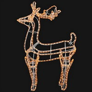 Factory direct sales wholesale  customizable  deer animal light indoor outdoor holiday decoration  Deer Lights Motif Light
