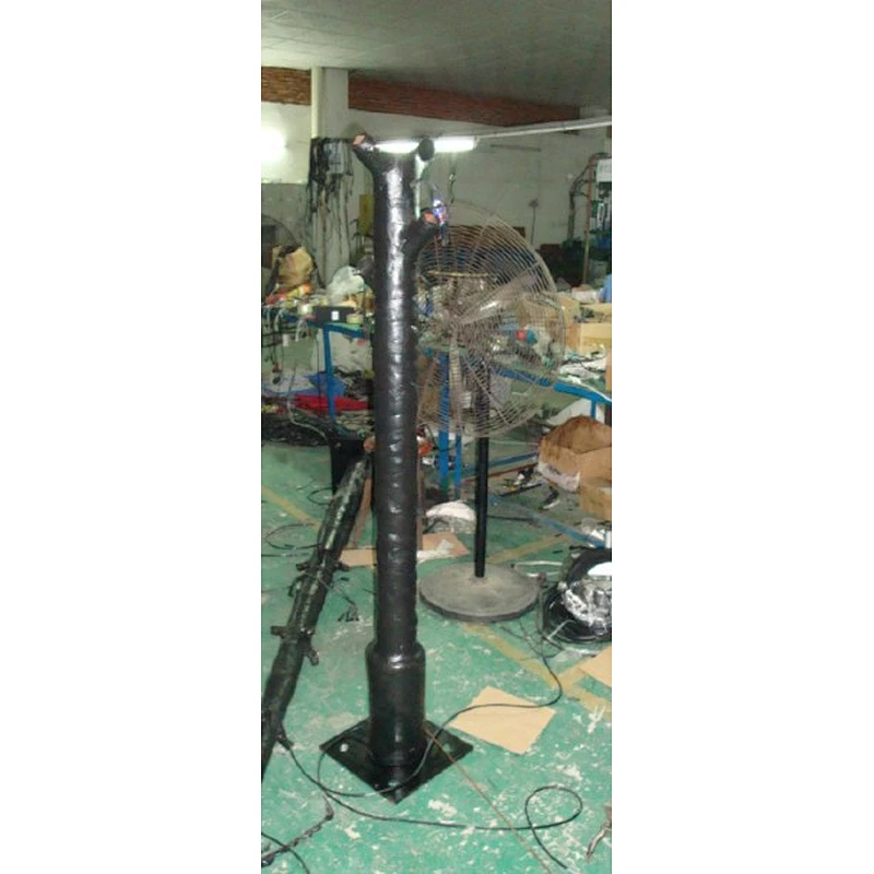 LED TRANSPARENT PVC  COVER AND IRON BRANCH TREE LIGHT CHERRY BLOSSOM OUTDOOR LIGHTING TREE