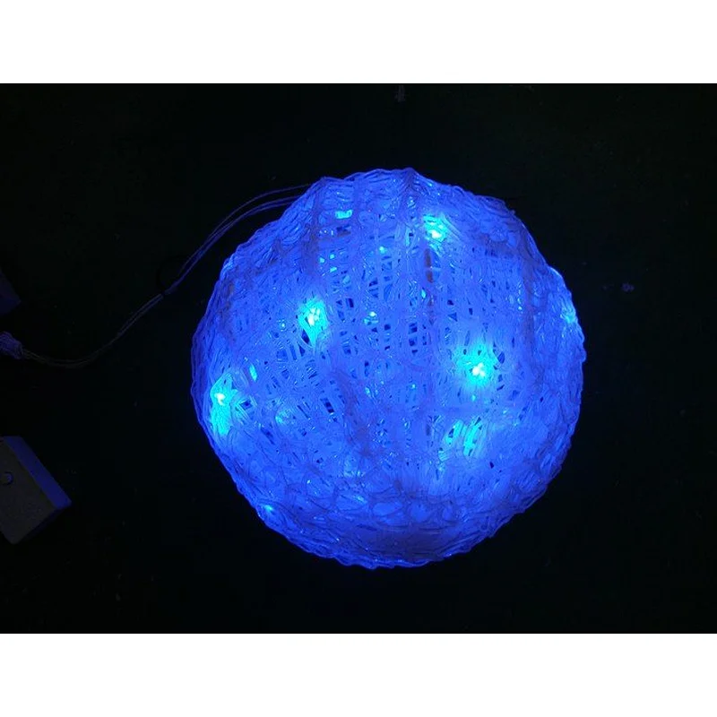 STARKING  3ft 4ft 5ft custom  3D LED Outdoor Christmas Ball Sphere Motif Lights for Lawn Decoration