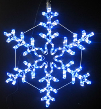 Hot sale Christmas decorative led snowflakes motif light customized