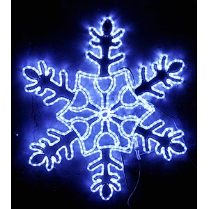 Cold white monochromatic  2D snowflake  dreamy flashing motif light waterproof decoration light