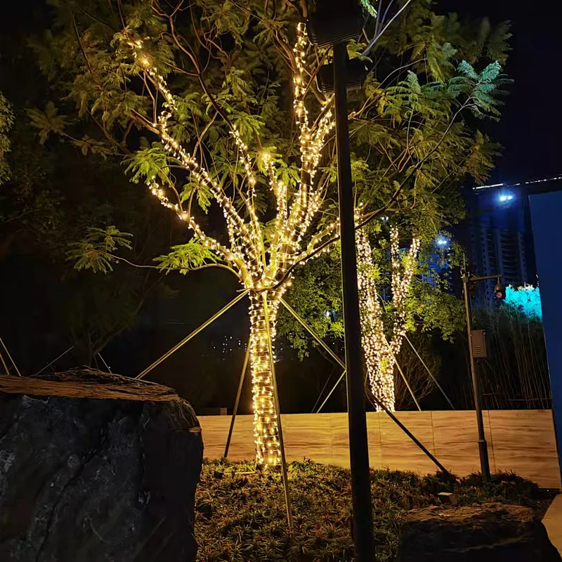 2021 smart strip light for 3d time tunnel motif light for plaza and bar