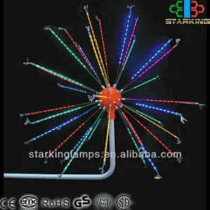 SARKING color changing digital meteor shower rain lights fireworks garland led motif light