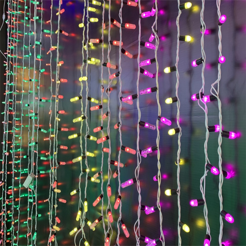 The outside patio string light   Christmas  Ambient decoration IP65  Flashing outdoor waterproof   led String Light