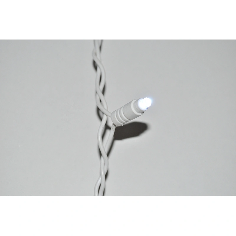 10M 100 LED  outdoor waterproof wholesale dazzle color atmosphere foil cold-resistant  led IP65 rubber string light