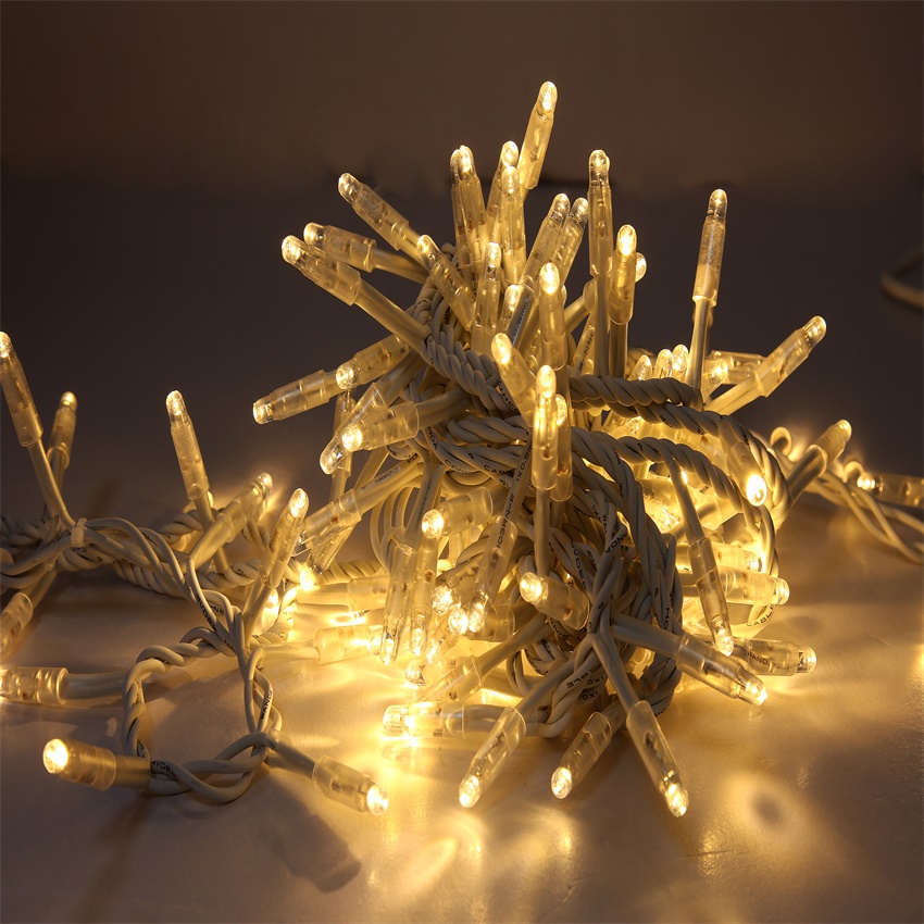 Ip65  LED  i   manufacturer wholesale  party wedding home atmosphere foil decoration rubber wire  led string light