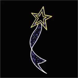 2019 New Xmas Decoration Led Motif Light For Pole Christmas Decorative Outdoor Pole Street Motif