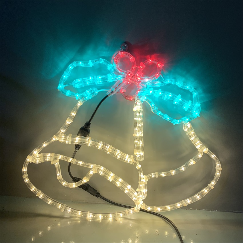 2D motif light 42*50cm double bells led motif light