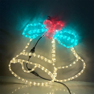 2D motif light 42*50cm double bells led motif light