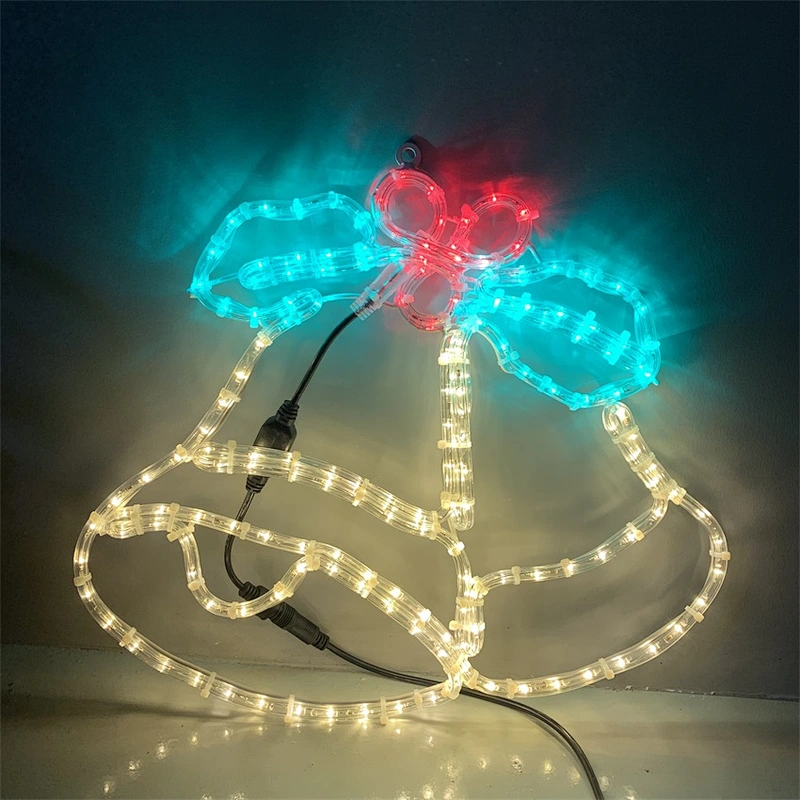 2D motif light 42*50cm double bells led motif light