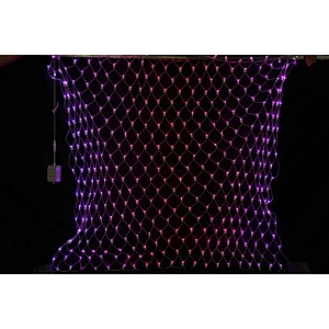 STARKING Outdoor led seven color Sync digital smart curtain fishing dmx led net light for Christmas
