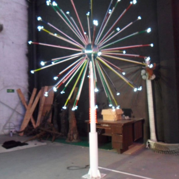 SARKING color changing digital meteor shower rain lights fireworks garland led motif light