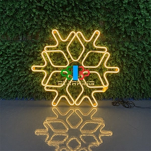 Starking 60*60cm snowflake LED neon motif light IP65 Christmas theme party decoration light