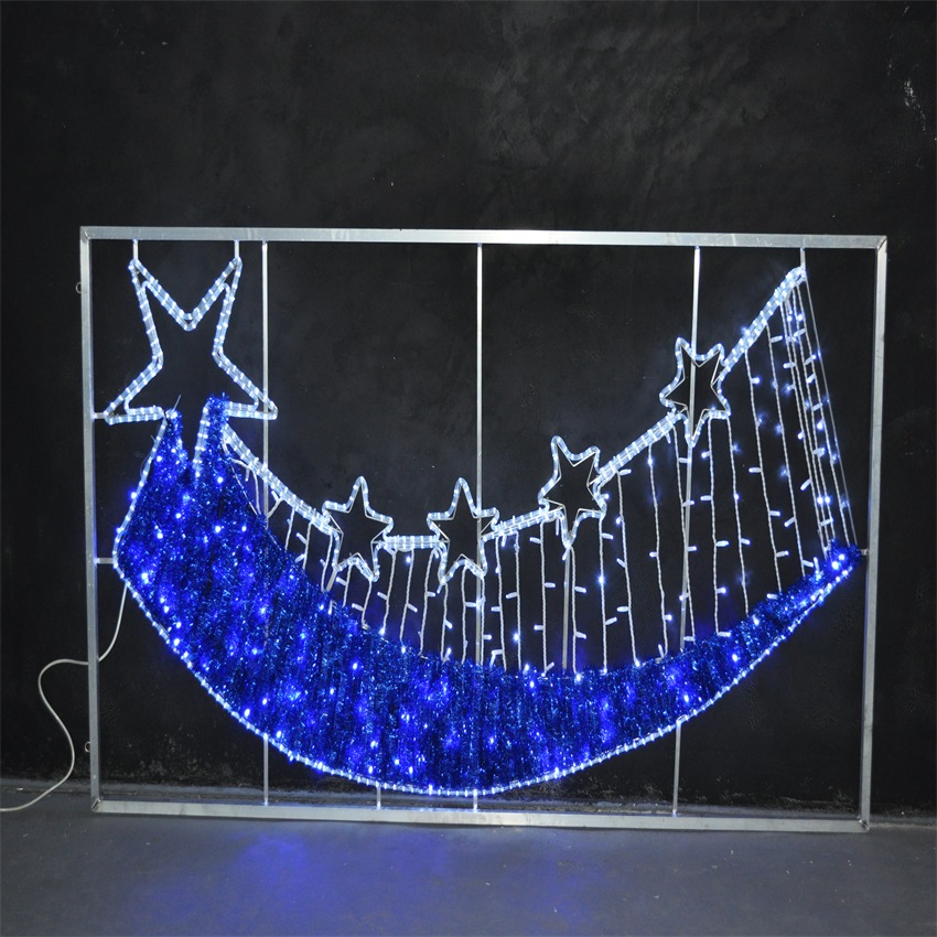 High quality LED Christmas motif light 400*120cm Ip65 street motif light