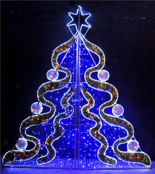 The factory custom Outdoor waterproof  ultra bright  holiday   Christmas Decorations   Motif Led Street Light