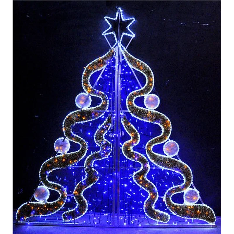 The factory custom Outdoor waterproof  ultra bright  holiday   Christmas Decorations   Motif Led Street Light