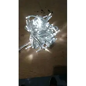 IP65 rubber Garland Outdoor Waterproof Holiday String For Christmas wedding decoration fairy LED light