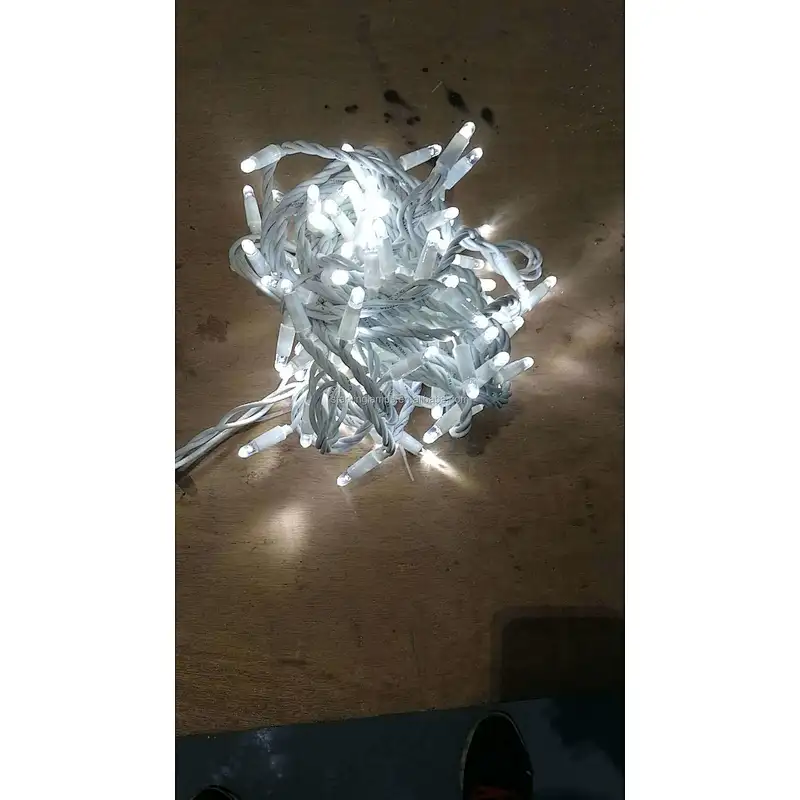 IP65 rubber Garland Outdoor Waterproof Holiday String For Christmas wedding decoration fairy LED light