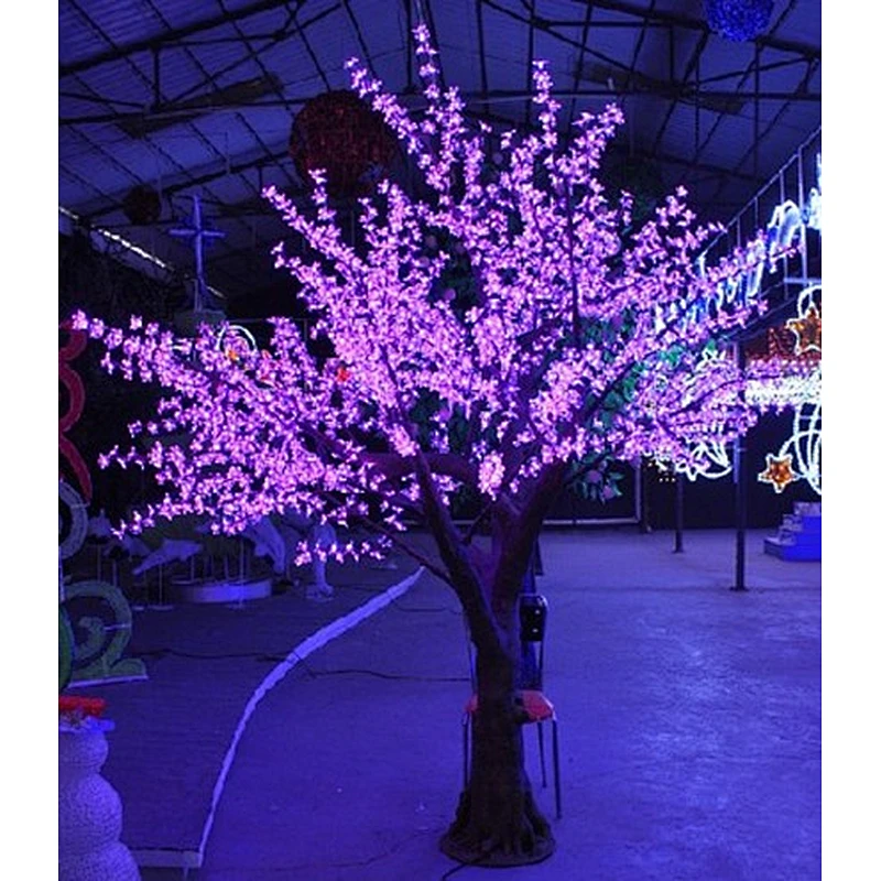 3 meter Realistic Artificial Natural Looking LED Lighted Coconut Palm Colour Changing Solar Christmas led bonsai tree light