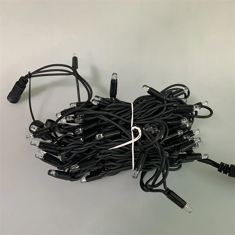 10M 100 LED  indoor outdoor  manufacturer wholesale  party wedding home atmosphere foil decoration PVC wire  led string light